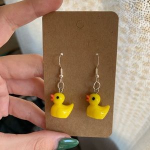 HANDMADE DUCK EARRINGS